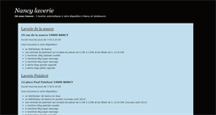 Desktop Screenshot of nancy-laverie.com